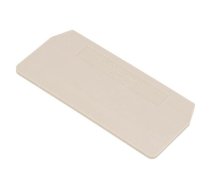 End/partition plate; beige; wemid; max.125°C; UL94V-0 | ZAP/TW2/BE  | 1608770000 ZAP/TW 2 DB