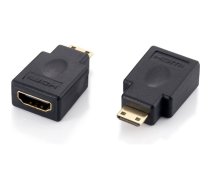Equip 118914 kabeļu spraudņu pāreja HDMI A HDMI C Melns | 118914 | 4015867176405