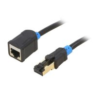 Extender RJ45; S/FTP; 6; OFC; PVC; black; 1.5m; Plating: gold-plated | IBLBG  | IBLBG