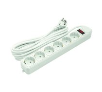 Extension cord 5m, 6 sockets, with switch | PPSA10M50S6  | 9990000610433