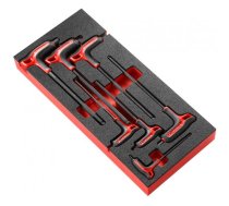 FACOM 7PC P HEX KEY SET BALL 3-10MM FOAM | MODM.84TZSA  | 3662424076190