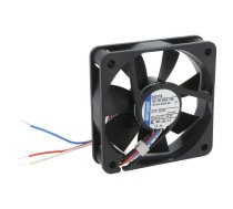 Fan: DC; axial; 12VDC; 60x60x15mm; 29m3/h; 27dBA; slide bearing | 612F/2  | 612 F/2