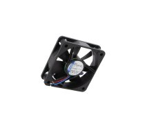 Fan: DC; axial; 12VDC; 60x60x15mm; 29m3/h; 27dBA; slide bearing | 612F  | 612F