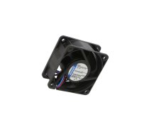 Fan: DC; axial; 12VDC; 60x60x25mm; 46m3/h; 39dBA; ball bearing | 622H  | 622H