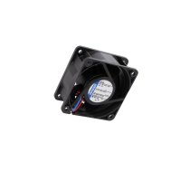 Fan: DC; axial; 12VDC; 60x60x25mm; 56m3/h; 43dBA; ball bearing | 622HH  | 622HH