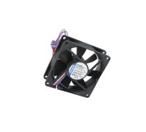 Fan: DC; axial; 12VDC; 80x80x25mm; 78m3/h; 19dBA; slide bearing | 8412N/2GHP  | 8412N/2GHP