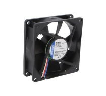 Fan: DC; axial; 12VDC; 80x80x25mm; 79.2m3/h; 26dBA; slide bearing | 8412N/2GH  | 8412 N/2GH