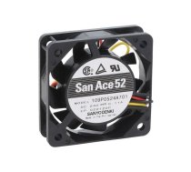 Fan: DC; axial; 24VDC; 52x52x15mm; 22.5m3/h; 36dBA; ball; 6800rpm | 109P0524A701  | 109P0524A701