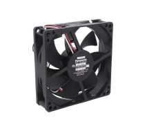 Fan: DC; axial; 24VDC; 92x92x25mm; 57m3/h; 22dBA; ball bearing | ASFP94392  | ASFP94392