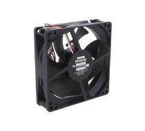 Fan: DC; axial; 24VDC; 92x92x25mm; 67.8m3/h; 25dBA; ball bearing | ASFP92392  | ASFP92392