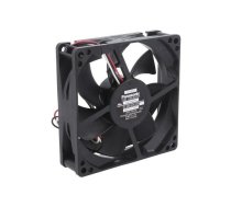 Fan: DC; axial; 24VDC; 92x92x25mm; 76.8m3/h; 29dBA; ball bearing | ASFP90392  | ASFP90392