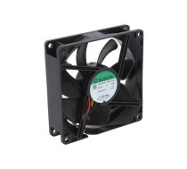 Fan: DC; axial; 24VDC; 92x92x25mm; 87.5m3/h; 34dBA; slide; 3.81mmH2O | EF92252S1-G99  | EF92252S1-1000U-G99