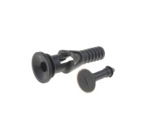 Fastener for fans and protections; plastic; black; 4.5mm | FSP-1  | FSP-1