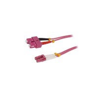 Fiber patch cord; OM4; LC/UPC,SC/UPC; 5m; Optical fiber: 50/125um | FP4LS05  | FP4LS05