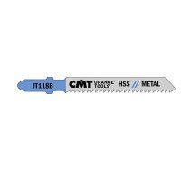 Figūrzāģa asmeņi metālam 50x2,0mm Z12TPI HSS 5 gab., CMT | JT118B-5_CMT | 664252038909 | JT118B-5&CMT