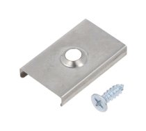 Flexible mounting plate U; natural; 20pcs; stainless steel | TOP.76620000  | 76620000