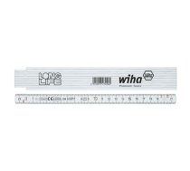 Folding ruler; L: 2m; Width: 15mm; white | WIHA.27057  | 27057