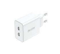 Foneng Wall charger EU50 - 2xType C - PD 35W 3A white | ŁAD001769  | 6970462519546 | ŁAD001769