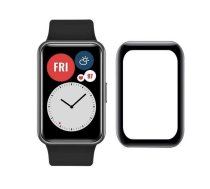 Fusion Nano 9H aizsargstikls pilnam ekrānam Huawei Watch Fit melns | Huawei Watch Fit  | 4752243022719 | FSN-TG5D-HWF