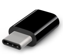 Fusion Universāls Adapteris Micro USB uz Type-C (USB-C) USB Savienojums Melns (FSN-ADP-MI-TC-BK) | FSN-ADP-MI-TC-BK  | 4752243002407 | FSN-ADP-MI-TC-BK