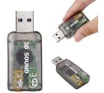 Fusion USB skaņas karte 3D | 5.1 | FUSAUIEXTCR | 4752243038161 | 84733080