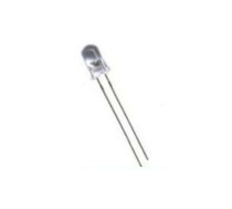 Gaismas diode 12V Ø5mm dzidri balta | LED12V/5W | LED12V/5W