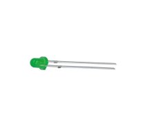 Gaismas diode Ø3mm zaļa matēta 20mcd 30° | OSNG3134A  | OSNG3134A