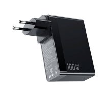 GaN Mcdodo CH-8101 Pro universal UK|US|EU travel charger|adapter, 100W, 2xUSB-C, USB-A (black) | CH-8101 Pro  | 6921002681032 | 062822