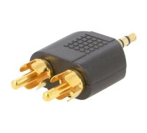 Gembird 3.5 mm plug to 2 x RCA plug | A-458 | 8716309104999