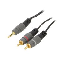 Gembird 3.5 mm stereo - 2 RCA 1.5m | CCA-352-1.5M | 8716309104760