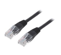 GEMBIRD CAT5e UTP Patch cord black 0.5m | PP12-0.5M/BK  | 8716309038560