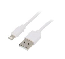 GEMBIRD CC-USB2-AMLM-W-1M USB to 8-pin | CC-USB2-AMLM-W-1M  | 8716309099394