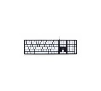 Gembird Chocolate Keyboard USB US Black with White keys | KB-MCH-02-BKW  | 8716309101547