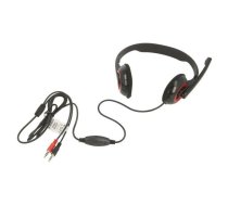 Gembird MHS-002 Universālas austiņas ar Mikrofonu Melnas | MHS-002 | 8716309079884 | 85183000