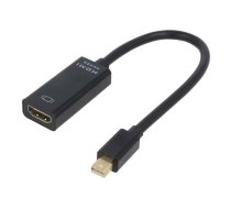 Gembird Mini DisplayPort Male to HDMI Female | A-MDPM-HDMIF4K-01  | 8716309113519