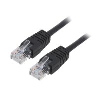 Gembird patchcord RJ45 cat.5e UTP 3m Black | PP12-3M/BK | 8716309038638