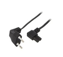 Gembird Power Cord C7 | Angled - Black | PC-184L  | 8716309098137 | PC-184L