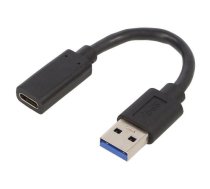Gembird USB Male - USB Type C Female 0.1m melns | A-USB3-AMCF-01 | 8716309100670