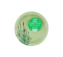 Ekoloģiski papīra šķīvji Reed Go Green Ø18cm 10 gab./ 0,07kg | 1901138 | 4743115011382
