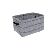 Grozs MAX FELT-4, 32x23x18cm, gaiši pelēks filcs | 86804  | 4741243868045