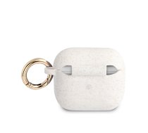 GUA3SGGEH Guess Glitter Printed Logo Silicone Case for Airpods 3 White | GUA3SGGEH  | 3700740510254 | GUA3SGGEH