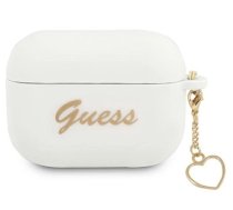 Guess case for Airpods Pro GUAPLSCHSH white Silicone Heart Charm (GUAPLSCHSH) | GUAPLSCHSH | 3666339039134 | 39269097