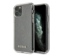 Guess GUHCN65PCGLSI iPhone 11 Pro Max srebrny|silver hard case Glitter | GUHCN65PCGLSI  | 3700740476505 | GUHCN65PCGLSI