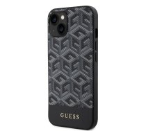 Guess PU G Cube MagSafe Case for iPhone 15 Black | GUHMP15SHGCFSEK  | 3666339194703 | GUHMP15SHGCFSEK