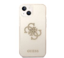 Guess TPU Big 4G Full Glitter Case for iPhone 14 Plus Gold | GUHCP14MPCUGL4GGO  | 3666339093129 | GUHCP14MPCUGL4GGO