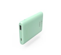 Hama 00201665 SLIM 5HD PowerBank 5000mAh Green | T-MLX57921  | 4047443486592