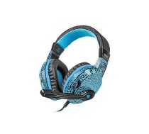 Natec Fury HellCat Gaming Spēļu Austiņas Datoram Ar Mikrofonu Un Apgaismojumu | NFU-0863 | 5901969405965 | UHNATRMPF000002