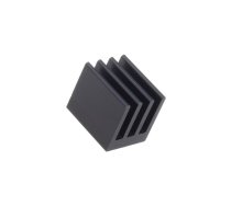 Heatsink: extruded; black; L: 17mm; W: 13.5mm; H: 15.24mm; 19.4K/W | ICKSMDK17SA  | ICK SMD K 17 SA