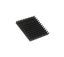 Heatsink: extruded; black; L: 42.5mm; W: 45mm; H: 6mm; aluminium | ICKBGA42X45  | ICK BGA 42,5 X 45