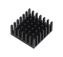 Heatsink: extruded; grilled; BGA; black; L: 25mm; W: 25mm; H: 11.4mm | 625-45AB  | 625-45AB